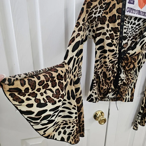 Leopard print blouse - Picture 2 of 8